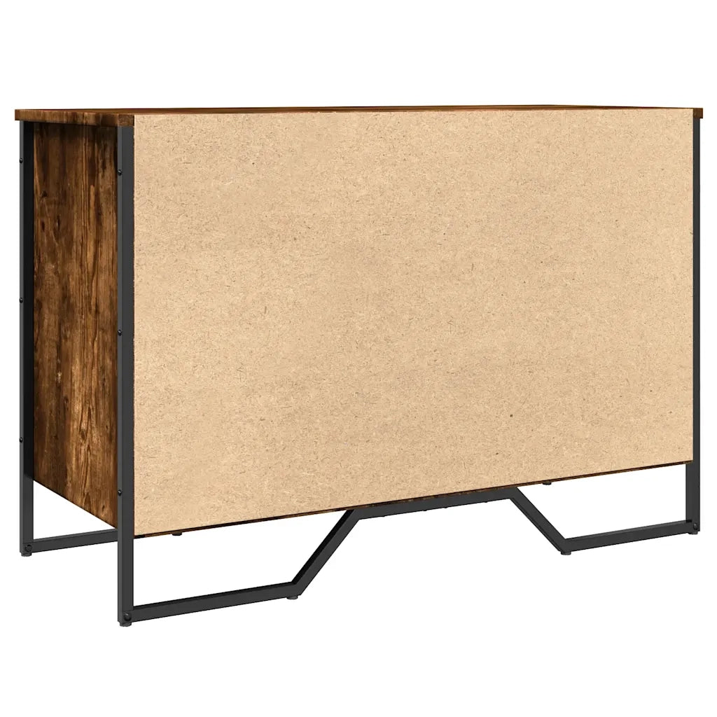 Scarpiera | Mobile per scarpe Rovere Fumo 90x38x61,5 cm in Truciolato
