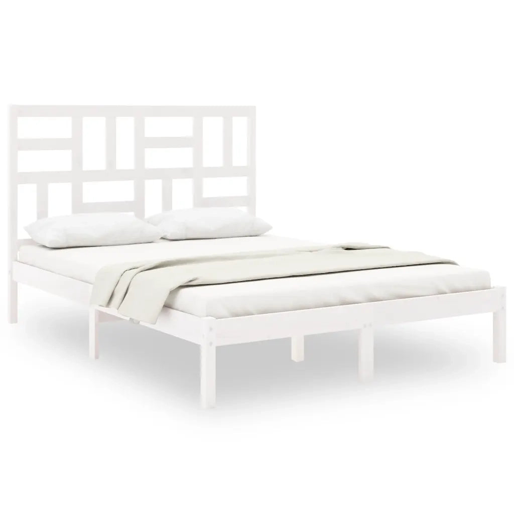 Giroletto Bianco in Legno Massello 150x200 cm King Sizecod mxl 80319