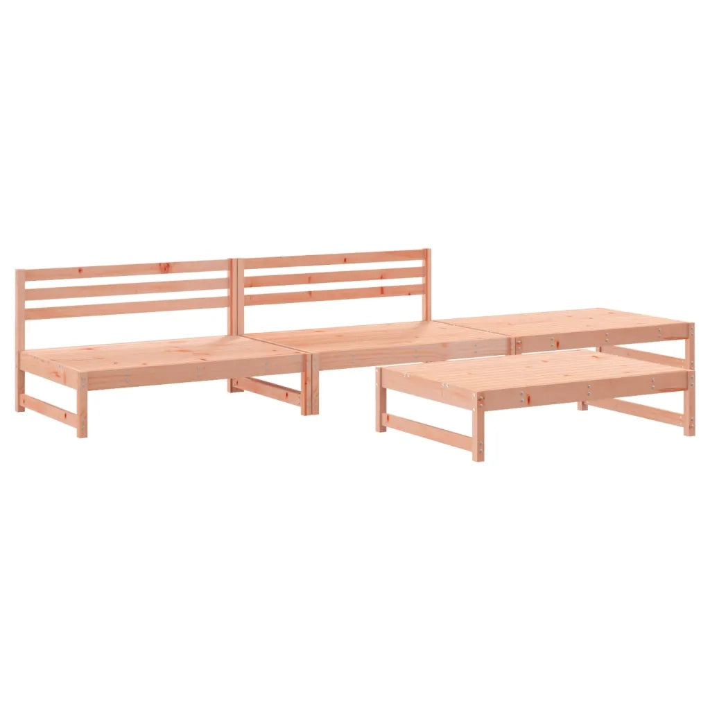 Set Salotto da Giardino 4 pz in Legno Massello di Douglascod mxl 118214
