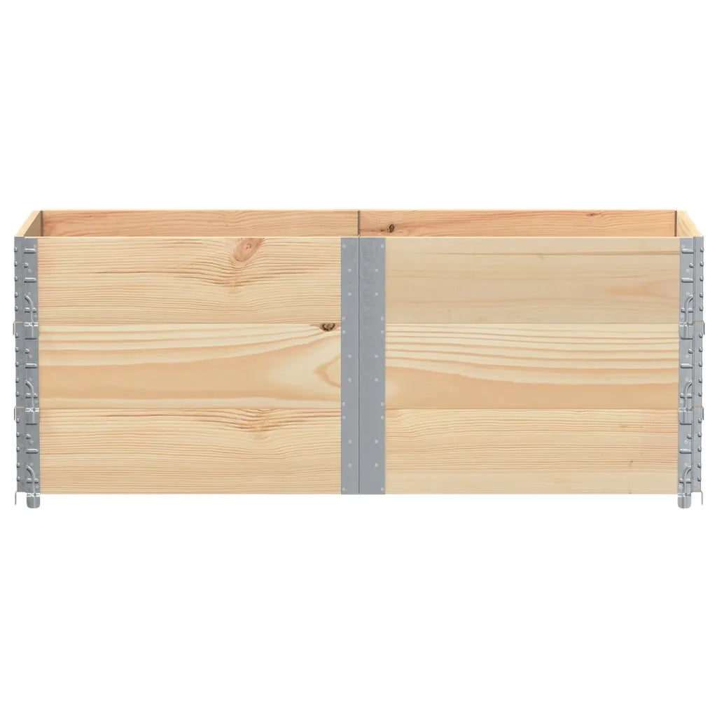 Paretali per Pallet 3 pz 150x50 cm in Legno Massello di Pino 3295378