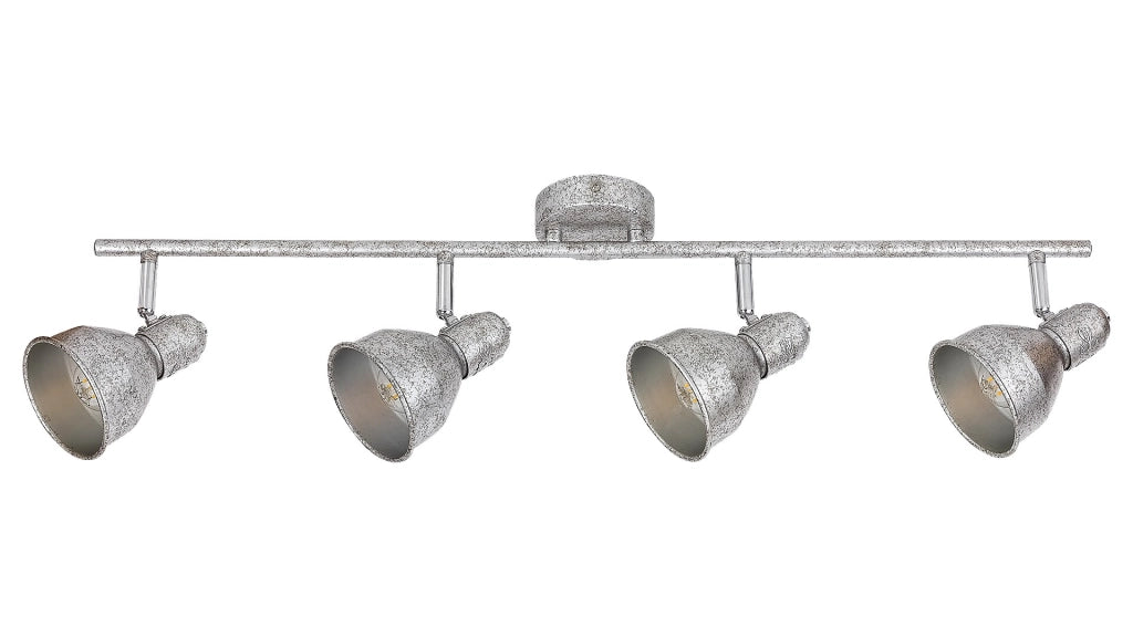 Barra spot Thelma argento anticato 4xE14 40W Rabalux