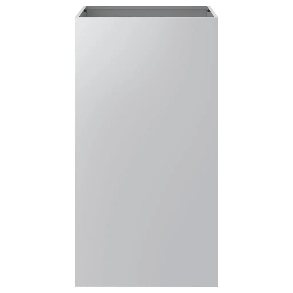 Fioriera Argento 42x38x75 cm in Acciaio Zincato 841582