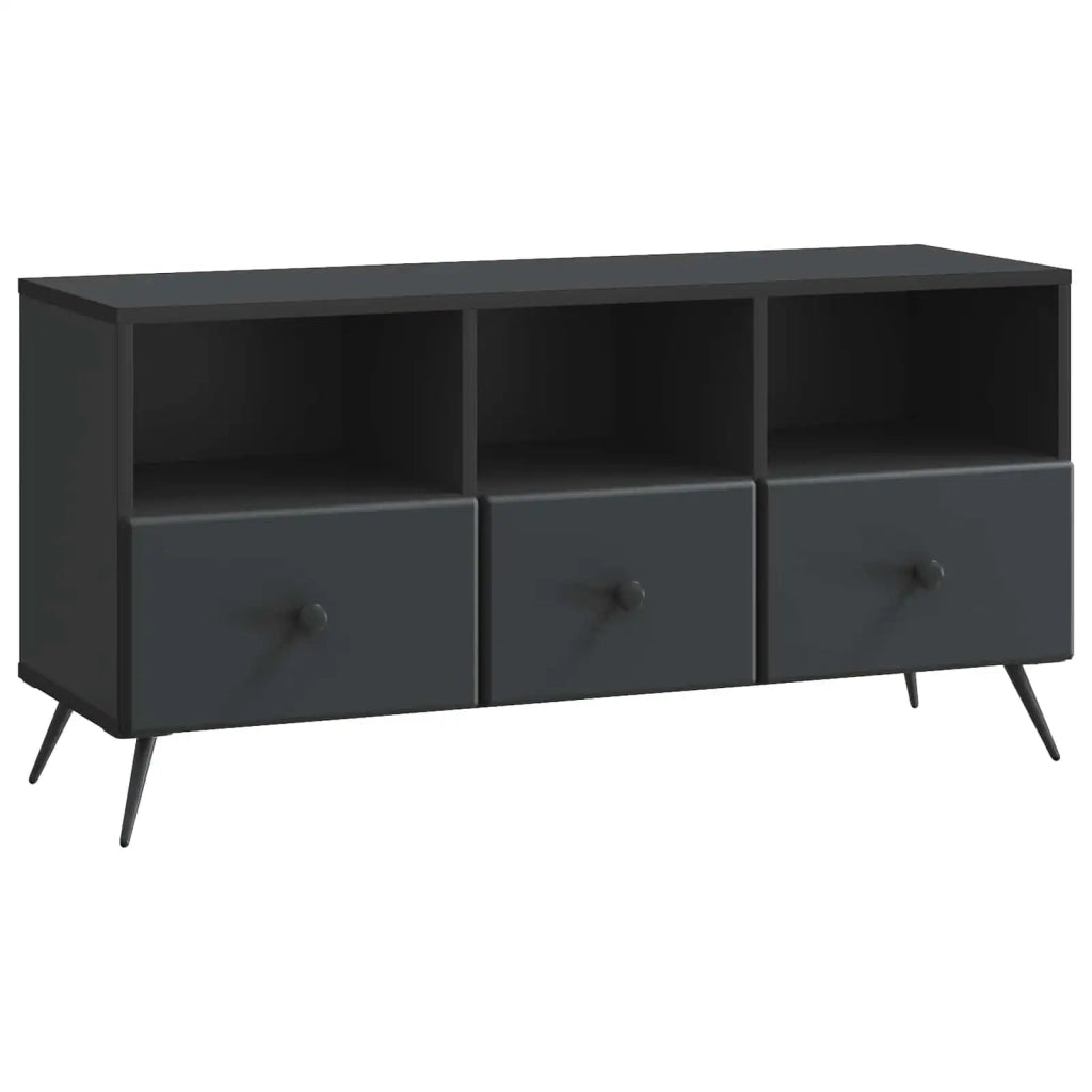 Mobile TV Nero 102 x 34,5 x 50 cm Legno ingegnerizzato 895596