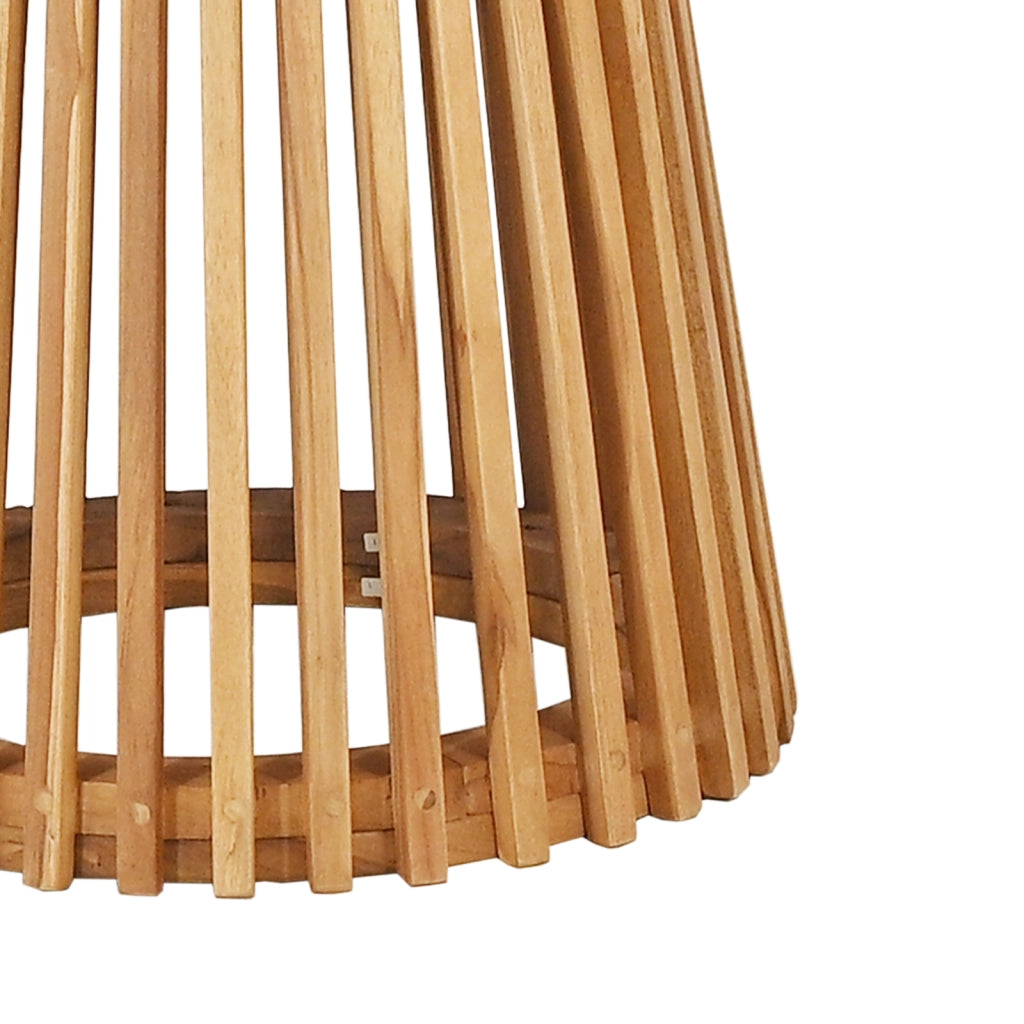 Tavolo da Pranzo da Giardino Ã˜70x75 cm in Legno Massello di Teak