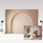 Sfondo fotografico 2,2 x 1,5 m - Microfibra - Stile bohemien - Decorazione per parete retro - Fotostudio - Blocca la luce - Sfondo fotografico