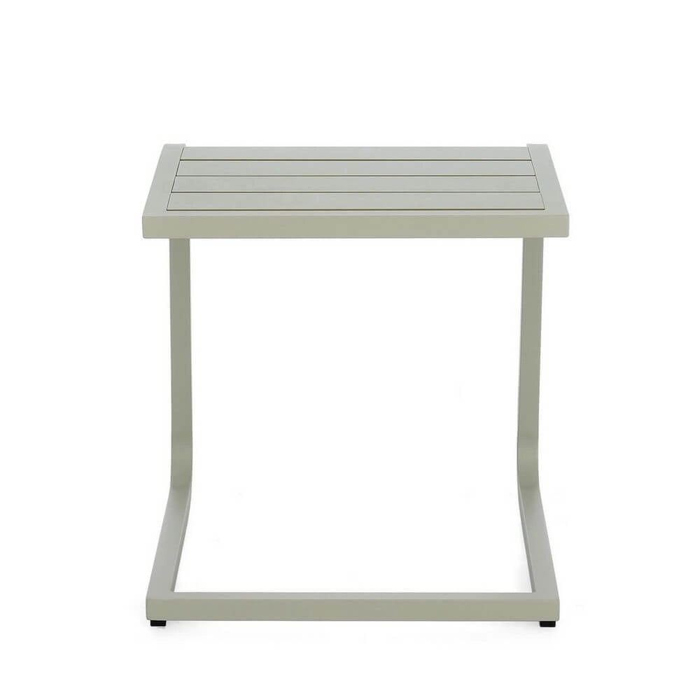 Set di 2 Tavolini da Giardino in Alluminio 40x40 cm - AURI