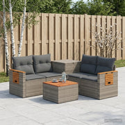 Set di divani 6 pz Grigio e Grigio Scuro 3447668