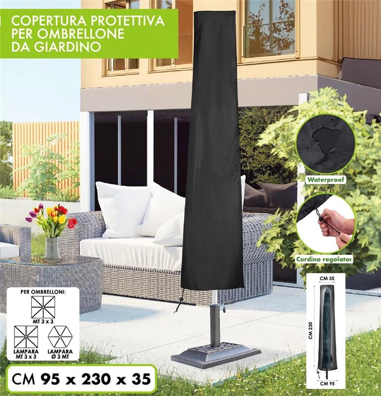 MA MAISON COPERTURA PROTETTIVA PER OMBRELLONE DA GIARIDNO 95X230X35 H WATERPROOF