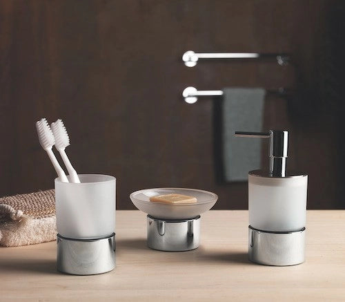 P.SAPONE DA APPOGGIO CROMO VETRO SAT. HOOP - CAPANNOLI