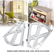 Charnier per Mobili 2 Pezzi - Acciaio Inossidabile - Facile da Installare - Adatto per Porta Scarpe - Duraturo - Resistente alla Corrosione - Charnier
