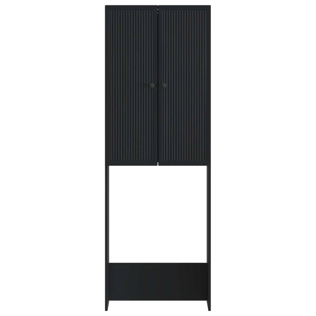 Mobile Bagno EDE Nero 66 x 25,5 x 190 cm Legno ingegnerizzato 896036