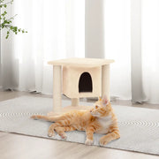 Albero per Gatti con Tiragraffi in Sisal Crema 37 cm cod mxl 23093