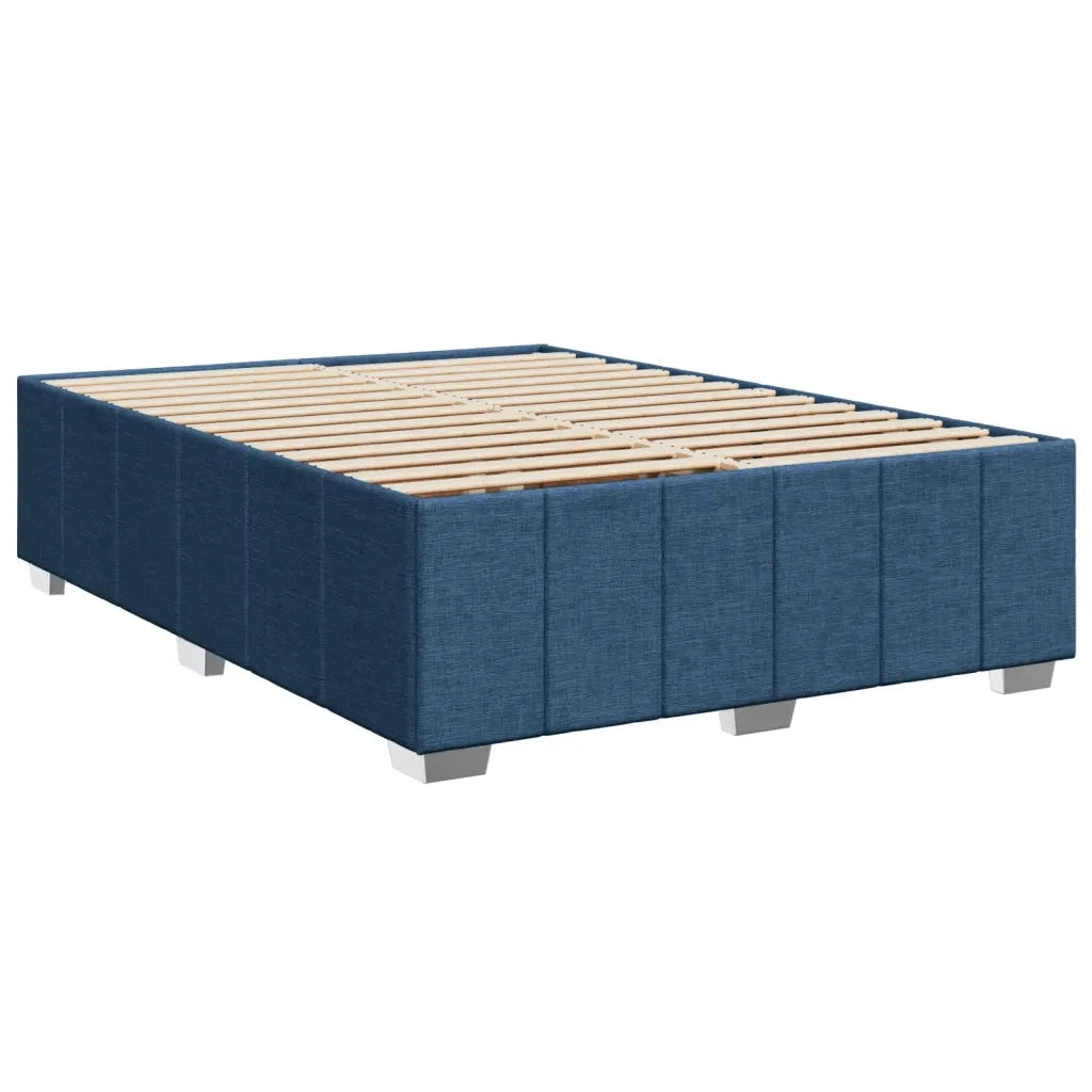 Giroletto a Molle con Materasso Blu 140x200 cm in Tessuto 3291697