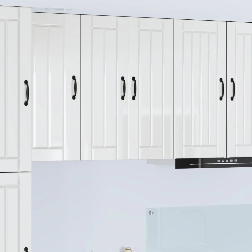 Mobile da cucina-Armadio da cucina Bianco Lucido 60 x 31 x 80 cm 679465