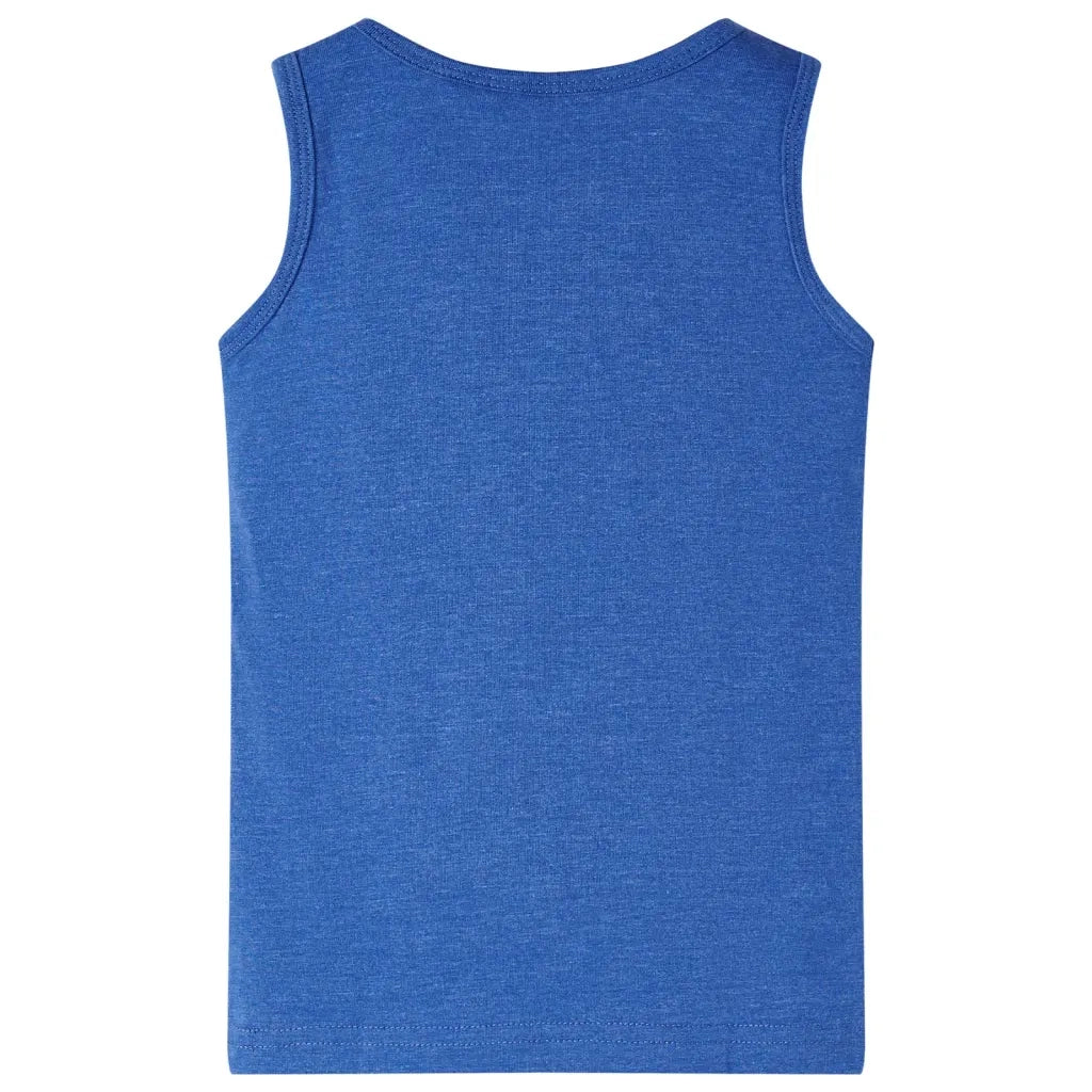 Canotta da Bambino Blu MÃ©lange 104cod mxl 85899