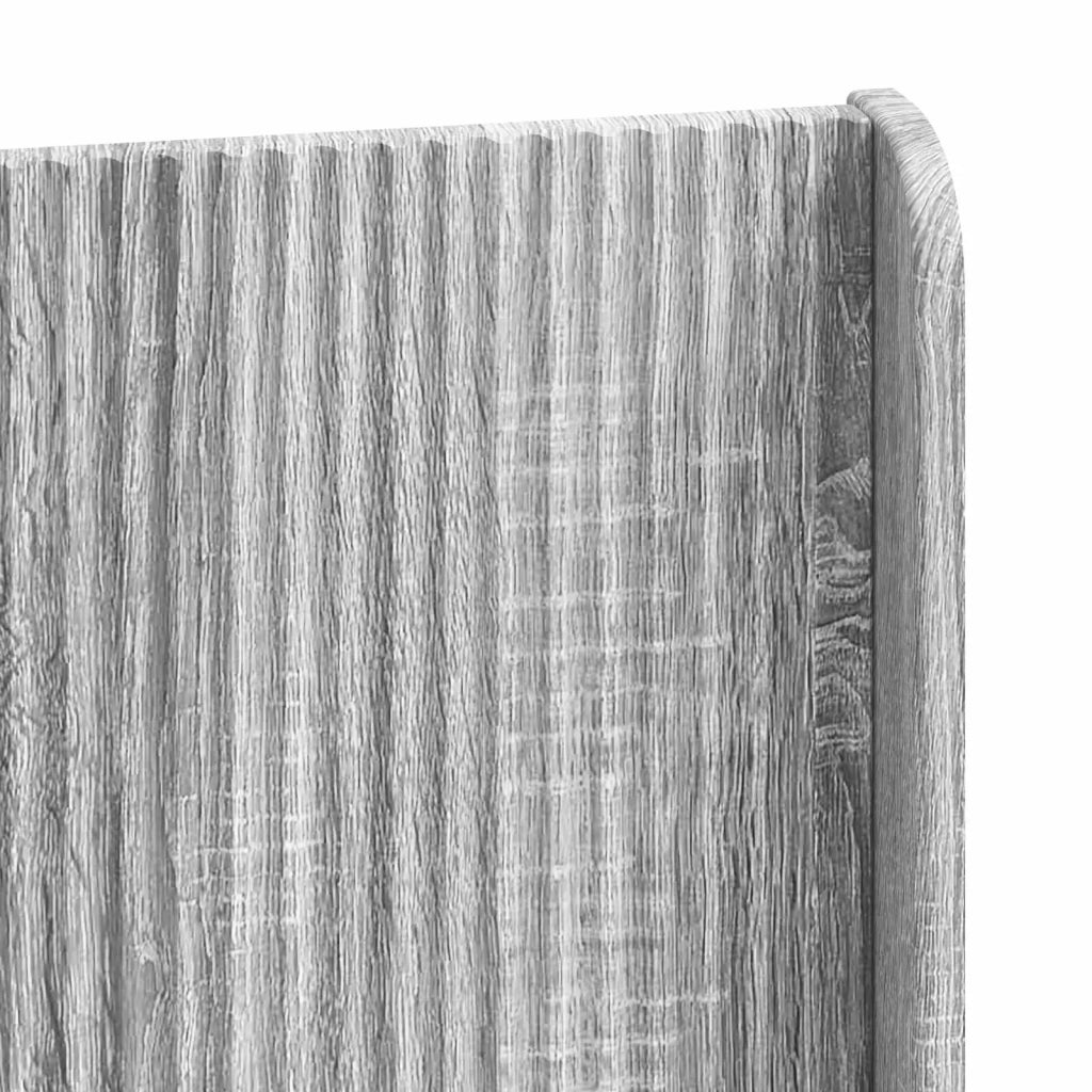 Struttura del letto con stoccaggio e testata Sonoma grigio 3414146