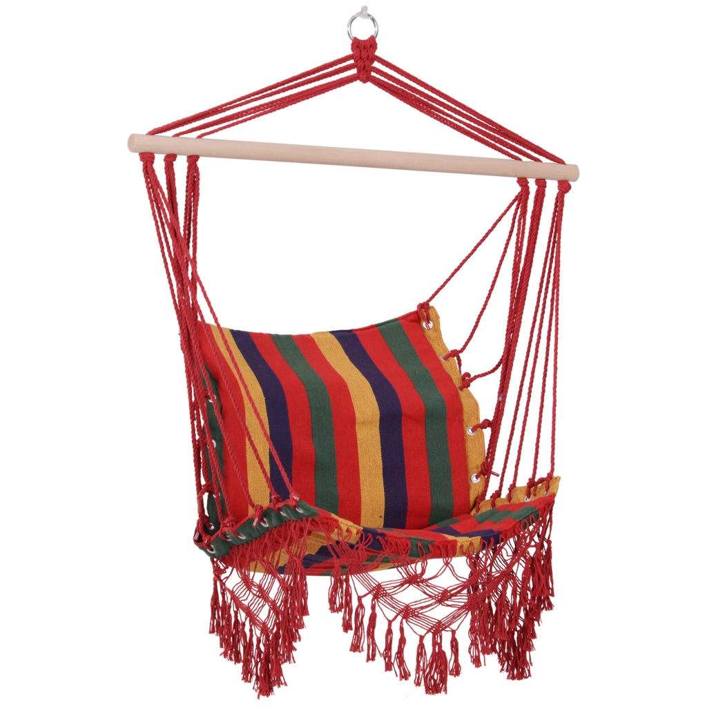 Sedia Amaca Sospesa ¨C Xylo ¨C Tessuto Cotone Poliestere Multicolore 100x60x100 cm Carico 100 kg
