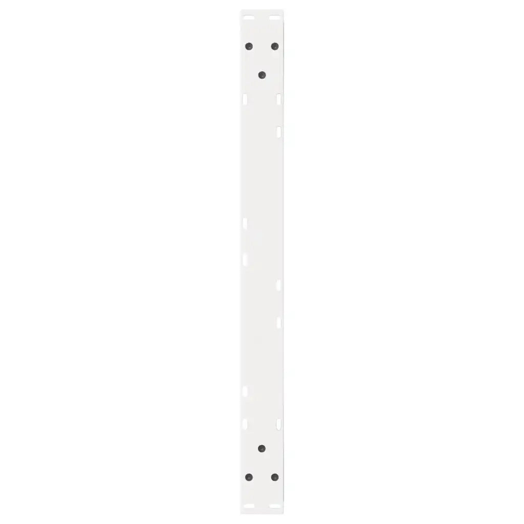 vidaXL Gambe per Tavolino da Caffè 2 pz Bianche 70x(42-43,3) cm Acciaio