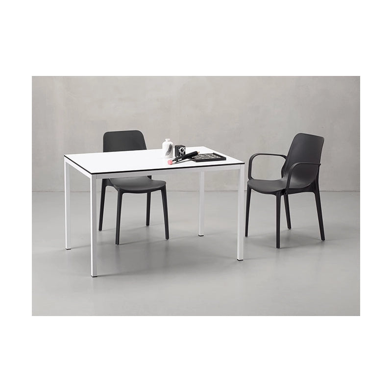SET 4 SEDIE GINEVRA TECNOPOLIMERO CON BRACCIOLI SCAB DESIGN - Verde pistacchio 51