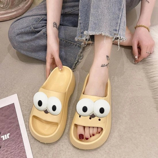Set di 6 punteruole con grandi occhi - Decorazione divertente per scarpe e sandali - Carine punteruole 3D per adulti e bambini