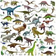 76 pezzi di adesivi luminosi in forma di dinosauro, adesivi per parete con luce per bambini, decorazione per camera da letto dei bambini con dinosauro, adesivi luminosi con dinosauro, adesivi luminosi animali per camera da letto dei bambini.