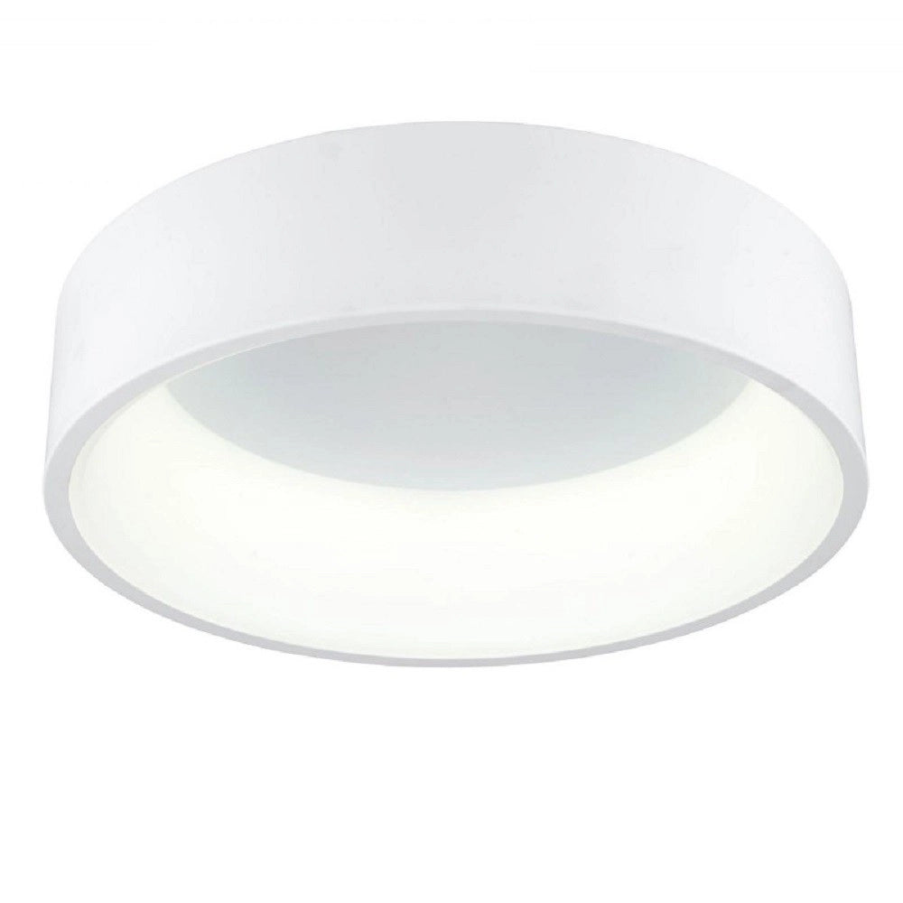 Trade Shop - Plafoniera Tonda Lampada Soffitto Parete Led 42w Cct 3000k 4000k Luce 60cm 230v - Bianco