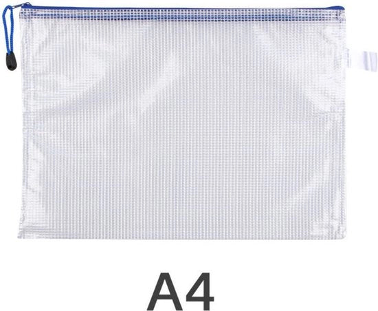 Documenti trasparenti A4 - 12 pezzi Documenti trasparenti mesh - 33,5x24cm - Acquaplastica - A4 bianco - 33,5*24cm