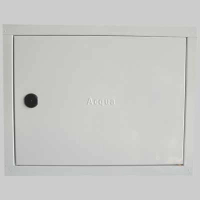 SPORTELLO PER CONTATORE ACQUA PREVERNICIATO BIANCO  300 x 400 x 20     MADE IN ITALY