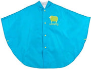 Reggisole per Bambino - 100% Impermeabile - Respirante - Leggero - Comodo - Modello a Scacchiera - Poncho
