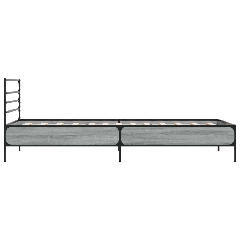Struttura del letto Sonoma grigio 80 x 200 cm
