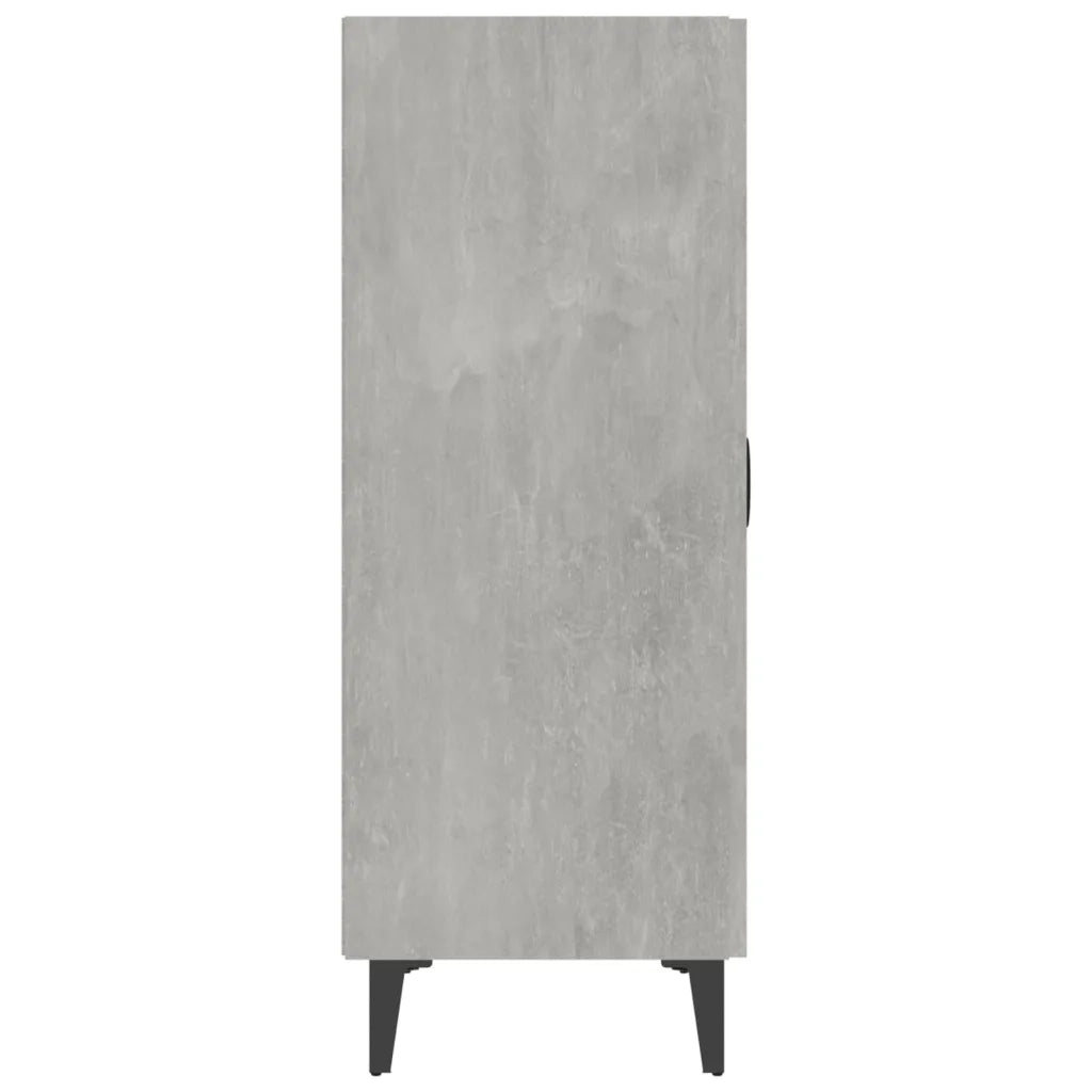 Credenza | Madia | Buffet da pranzo | Armadio da pranzo Grigio Cemento 70x34x90 cm in Legno Multistrato