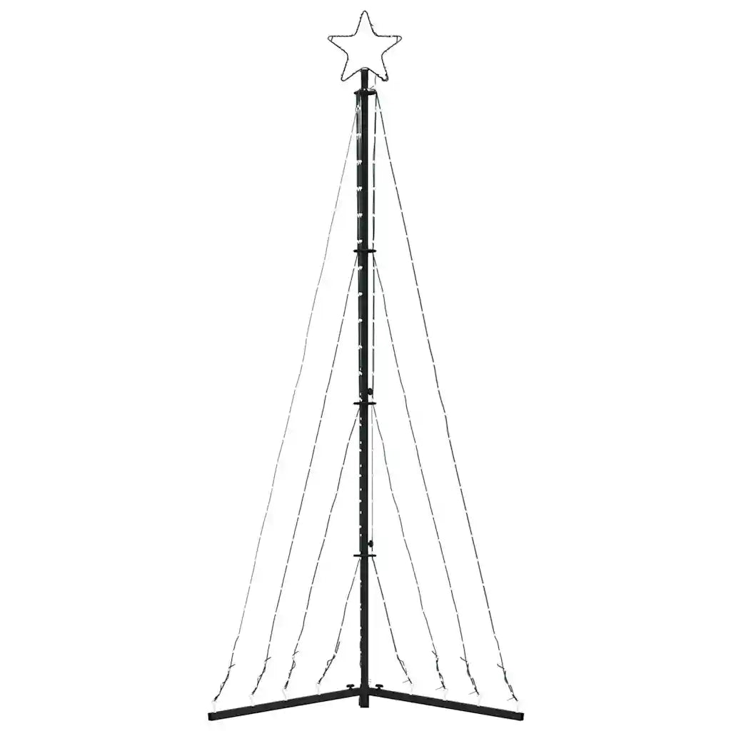 Albero di Natale a LED-Luci decorative natalizie 339 LED Bianco Caldo 187 cm