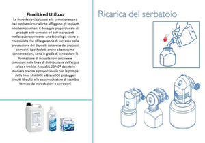 Acquasil 20/40 tanica 5 kg anticorrosivo ed antincrostante pompe minidos e bravodos PC003 acquabrevetti