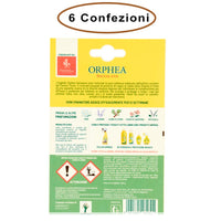 Orphea salvalana foglietti per cassetti e armadi profumo legno di cedro 6 confezioni da 12 foglietti