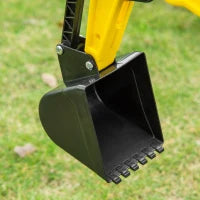 Ruspa Giocattolo a Pedali per Bambini 3-6 Anni con 6 Ruote, in Acciaio e Plastica, 107x42x71 cm, Giallo