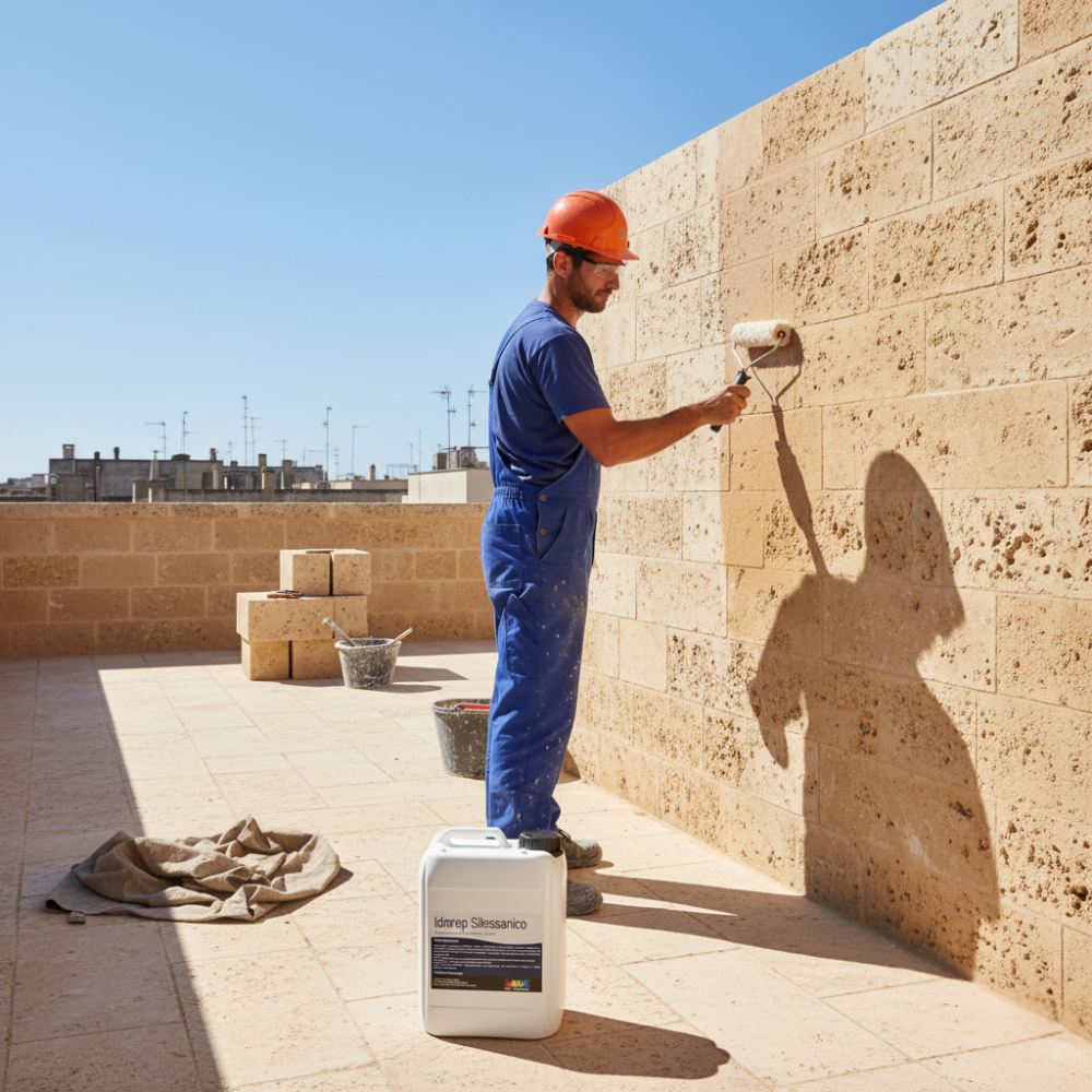 Idrorep silossanico trasparente antialga per superfici *** formato 1 lt, confezione 1