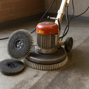 Spazzola setole acciaio ottonato monospazzola maxititina