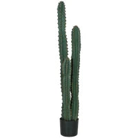 Cactus Artificiale Realistico di Grandi Dimensioni, Ø 18 x 120H cm, Verde