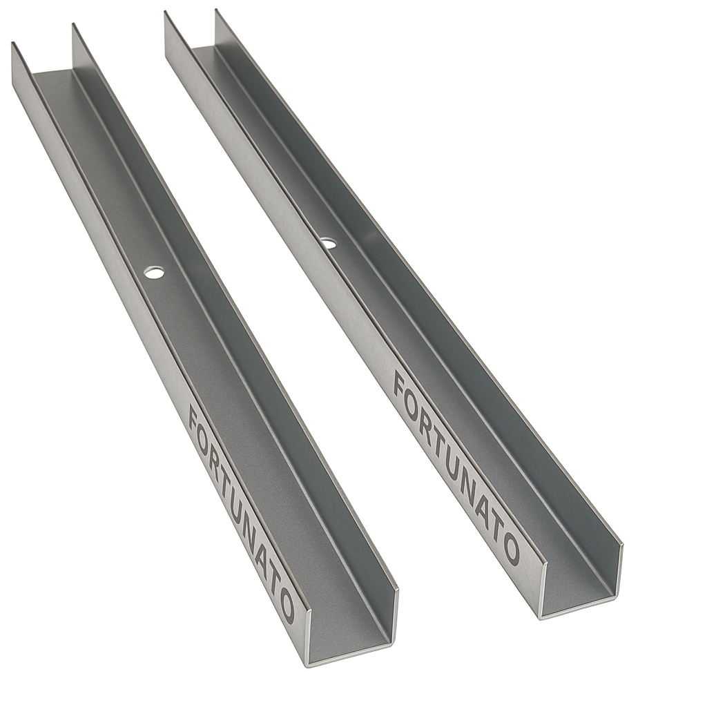 Guida u standard 2 m profilo preforato sp 0,6 mm fissaggio cartongesso 2 pezzi *** misure 30 x 28 x 30 mm, confezione 1