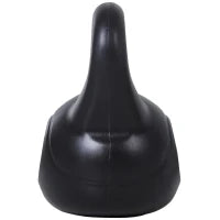 Kettlebell 12kg per Sport e Fitness con Base Piatta e Impugnatura, Kettlebell Pesi per Allenamento Home Gym Casa e Palestra, 27x21x31 cm, Nero