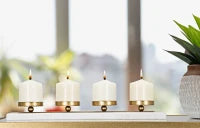 Portacandele Marble cm 40X10X5