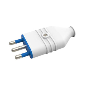 Ecova 30362 spina volante antischiacciamento 16a 2p+t pvc bianco