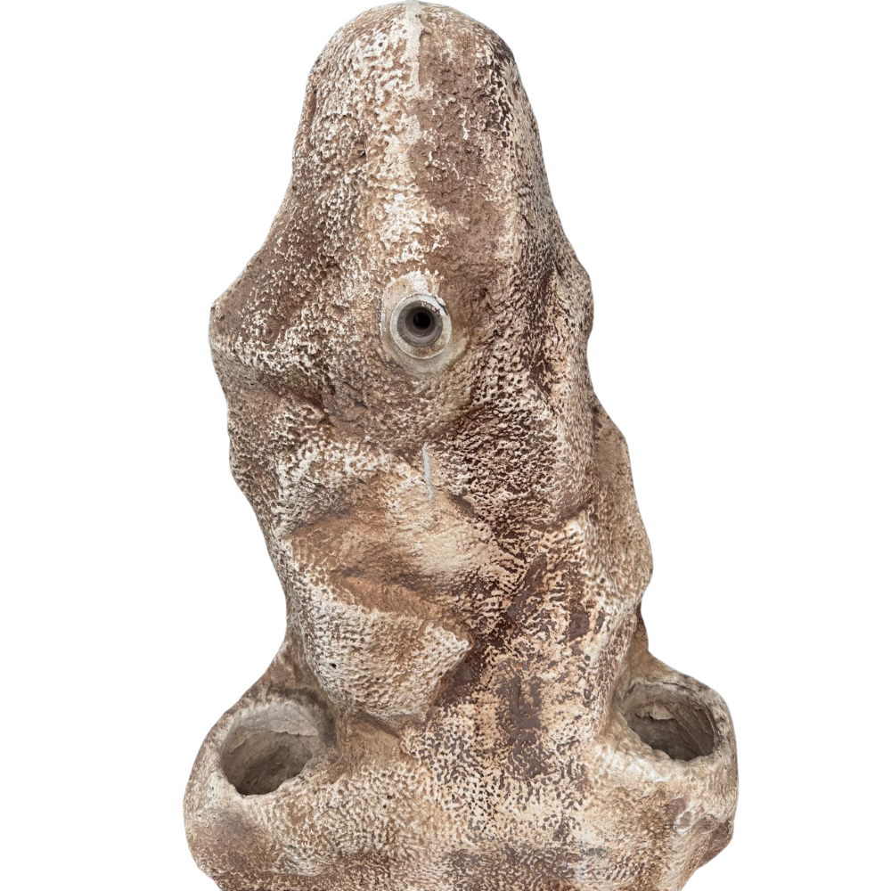 Fontana giardino calcestruzzo senza rubinetto l.78xp.80xh.95 cm modello pietra