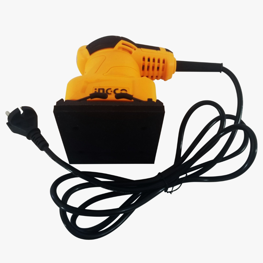 Levigatrice palmare a filo 240 w 5 fogli carta abrasiva + spazzole ricambio