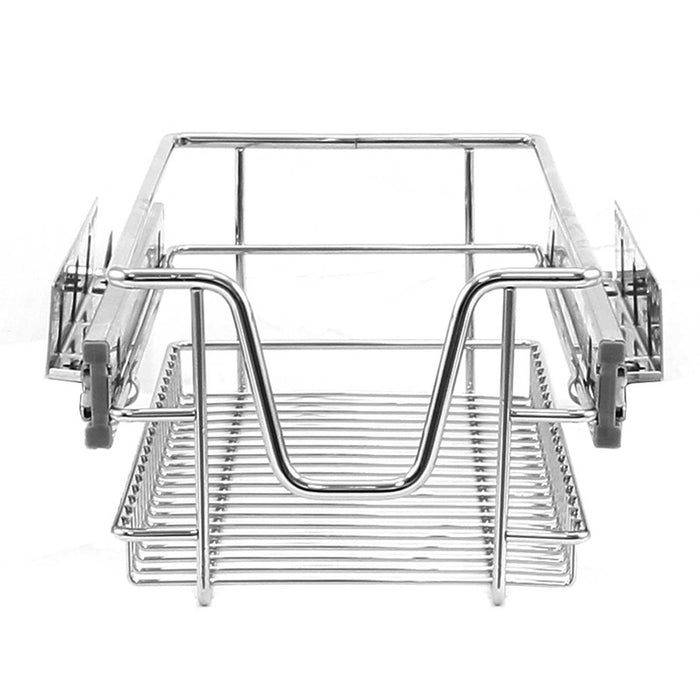 Tirare Fuori Cestini in Acciaio da Cucina Cestelli Organizzazione Credenza da 30cm