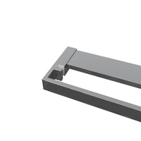 Mensola Doccia per Parete Doccia Walk in 100 cm Alluminio Cromo Lucido Porta-asciugamani Adattabile Vetro da 8 mm