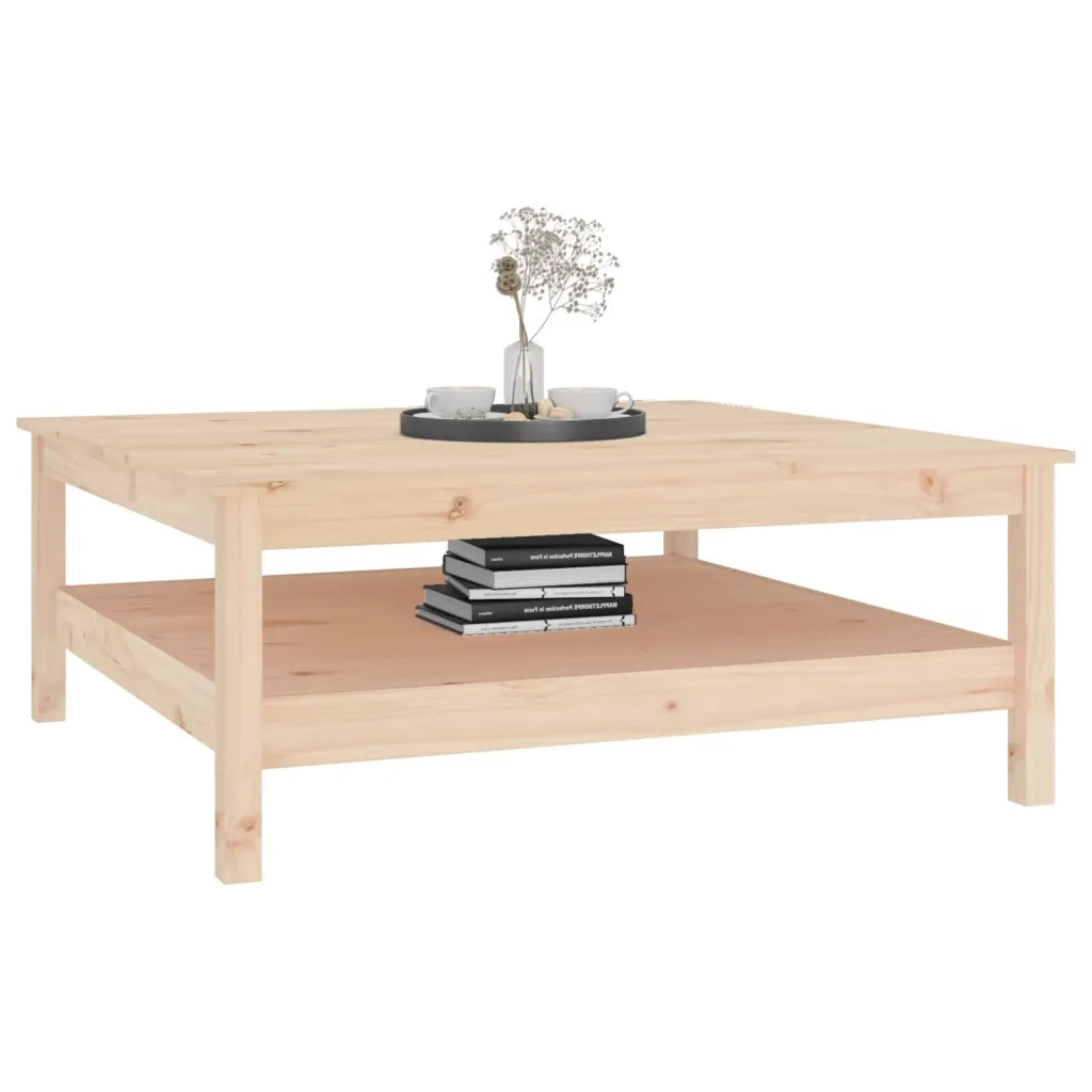 Tavolino da Caff¨¨-Tavolino da soggiorno-Tavolo da Caff¨¨ 100x100x40 cm in legno massello di pino