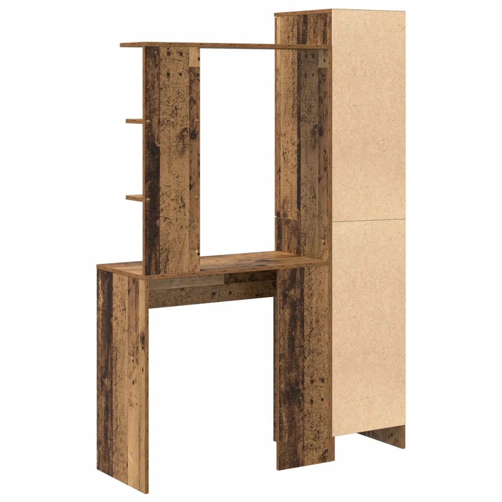 Scrivania | Tavolo da Ufficio 2 pz Legno vecchio