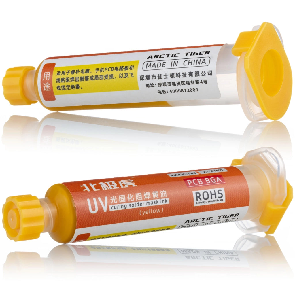 Soldermaska UV Arancione 10ml – Protezione PCB | Non Conduttiva, Rapida Polimerizzazione