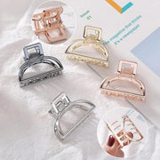 Set di 8 spille per capelli in metallo, 4 cm piccole e 7,5 cm grandi spille a mezzaluna antiscivolo per ragazze e donne
